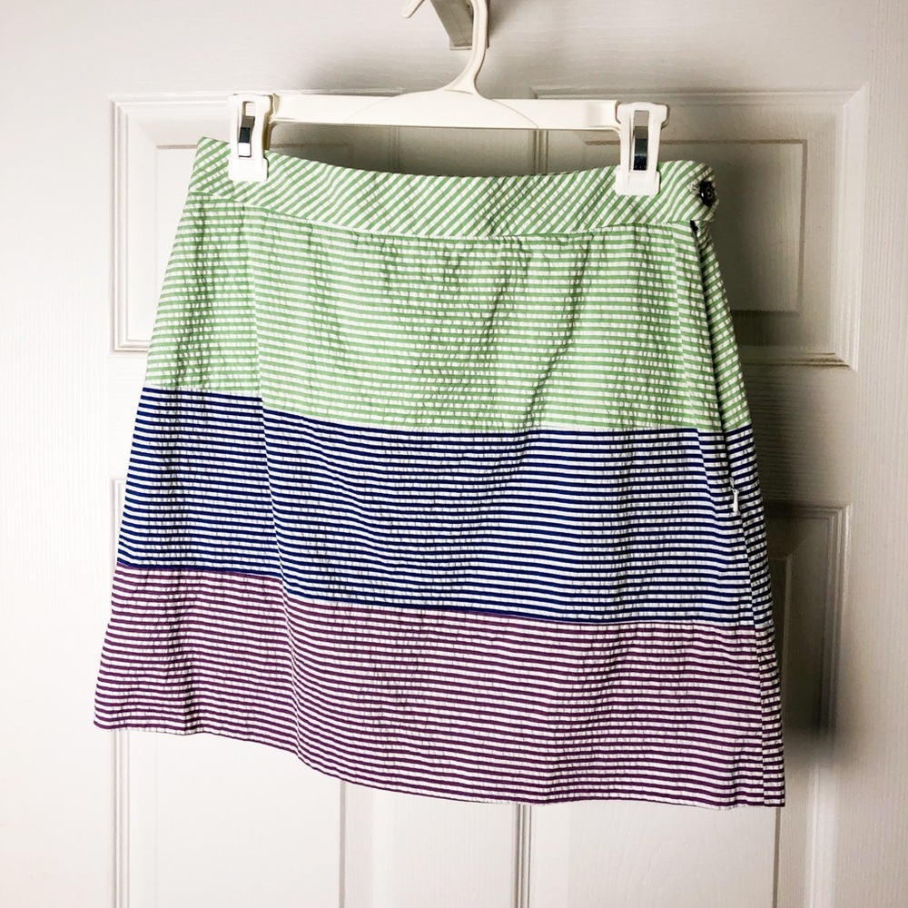 Brooks Brothers Seer Sucker skirt women’s 4